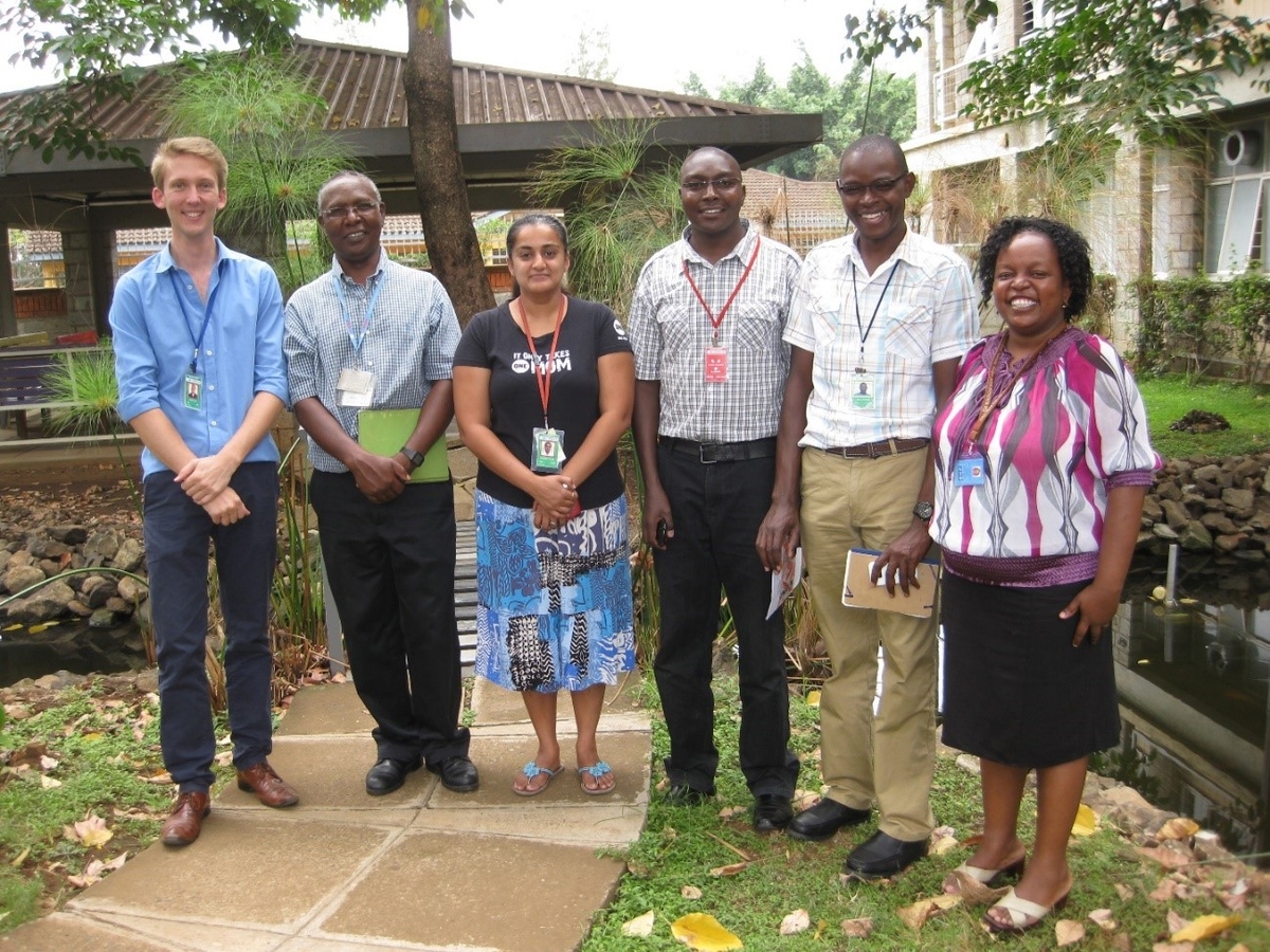 Five researchers involved- Menno Smit (LSTM), Simon Kariuki (KEMRI), Meghna Desai (CDC), Titus Kwambai (MoH), Eric Ochomo (KEMRI),incl administrator Diana Okello (KEMRI) Five researchers involved- Menno Smit (LSTM), Simon Kariuki (KEMRI), Meghna Desai (CDC), Titus Kwambai (MoH), Eric Ochomo (KEMRI),incl administrator Diana Okello (KEMRI)