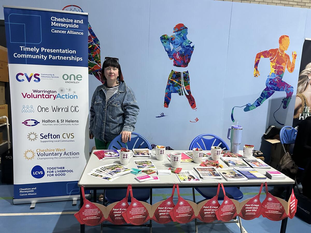 One of my last projects as a Social Action lead with CMCA - end of term showcase at Hugh Baird College, celebrating our pilot project upskilling hairdressing and beauty students in engaging in caner conversations as part of their training. / credit J Hoarty