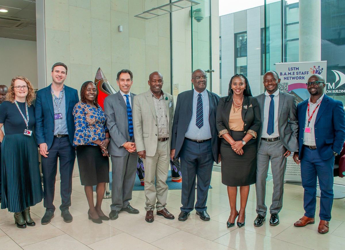 The delegation from Kenya's Ministry of Health and National Assembly Departmental Committee on Health 