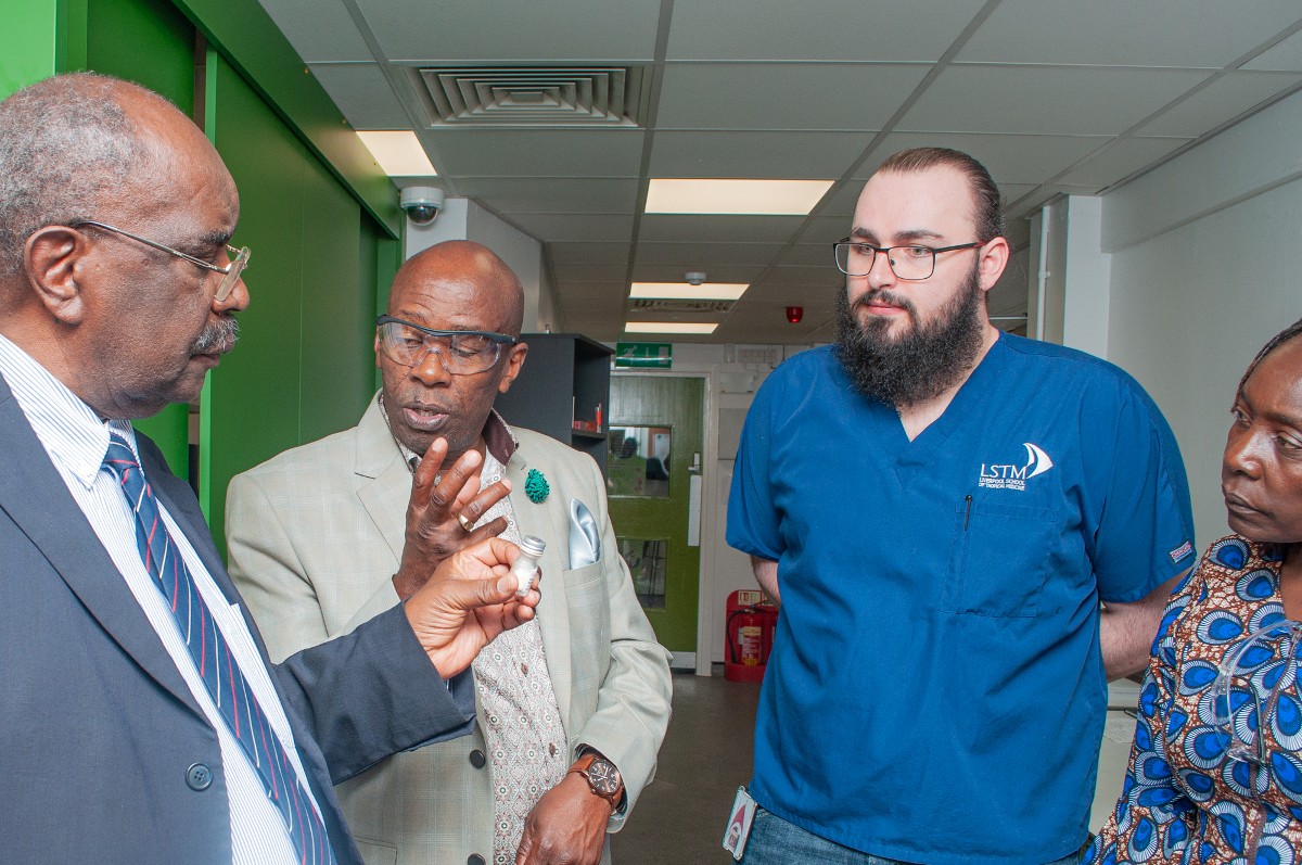 The delegation visited LSTM's Herpetarium