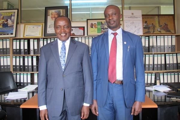 Our Ministry of Health colleagues in Uganda – Dr Joshua Musinguzi, Assistant Commissioner and Head of the AIDS Control Programme  and Dr Gerald Mutungia, Head of Non-Communicable Disease Control programme. 