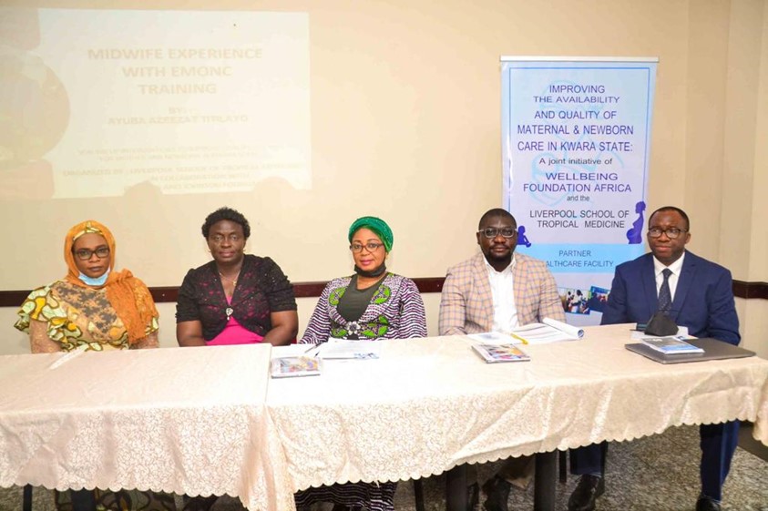 Our Partners-Director of Nursing Services MoH Kwara, Nigeria NMC, Johnson and Johnson Foundation with LSTM staff.