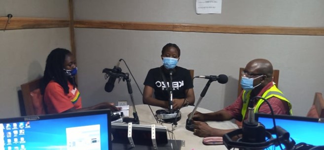 Radio Talk Show on COVID-19 Awareness in Gbarnga Bong County
