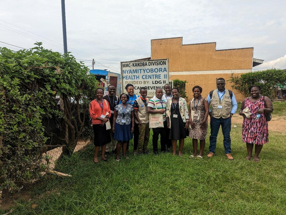 Researchers from the Infectious Diseases Institute, Uganda (l-r) Alice Kenkwanzi, Mugenyi Francis Mugisha, Zaituni Namusisi, Twinomuyambi Jolly Kabazirwe, Kiiza Cornelius, John Sunday, Zimula Robert, Nagasha Rebecca,  Nabukenya Zaina Shakirah, Elly Nuwamanya and Nantume Patience