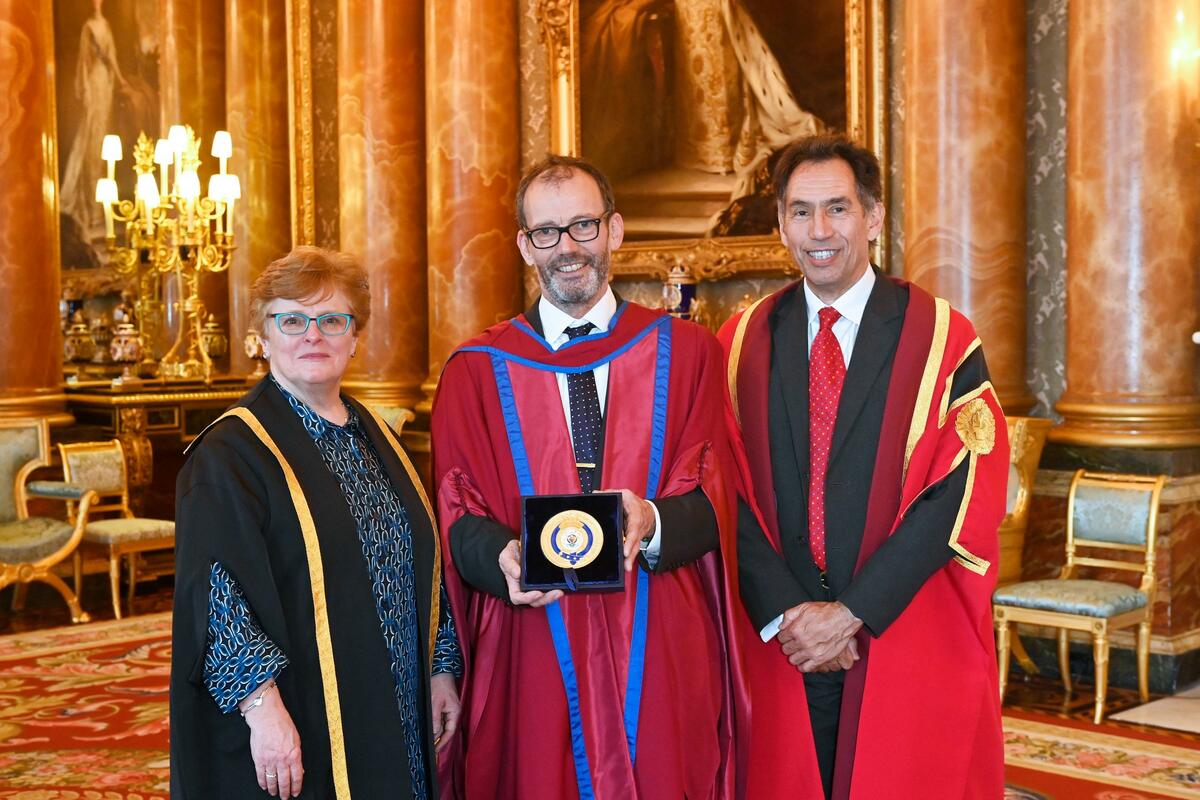 Sue Russell, Professor Steve Torr and Professor David Lalloo