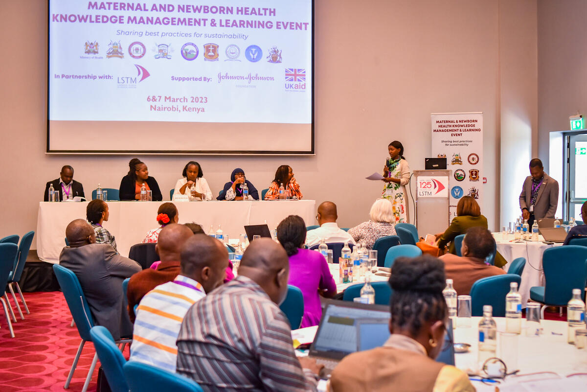 National and County representatives participating in a thematic session during the national KML in Nairobi / credit LSTM