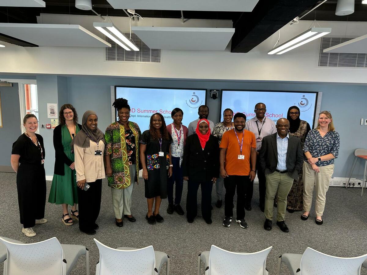 Group photo with participants of the 1st DIPH summer school/credit: LSTM