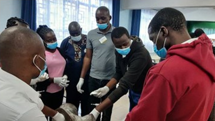 University midwifery educators in Kenya during a capacity strengthening workshop