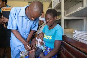 Image ©WHO/M. Nieuwenhof - Vaccination facility in Lilongwe