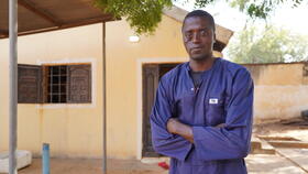 Noma in Sokoto (November 2025) Hussaini Usman, a noma survivor and MSF hygiene agent at the Noma Children’s Hospital (NCH) in Sokoto, Nigeria. Médecins Sans Frontières.