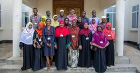 Course participants in Zanzibar