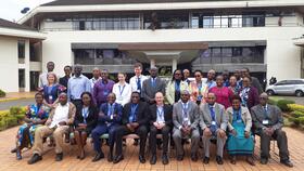 Attendees include: Dr Hellen Meme, Prof Jeremiah Chakaya, Dr Evans Amukoye, Prof Graham Devereux, Prof Sam Kariuki, Ms. Ruth Owuwor, Ms Martina Savio, Dr Charles Nzioka, Dr. Joseph Kibachio, Dr. Victor Kibe, Prof. Yeri Kombe, Mr James Wodera, Mr Stephen Mulupi