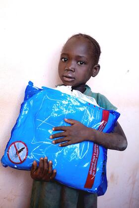 Child with Bednet