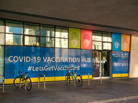 COVID vaccination site in Liverpool