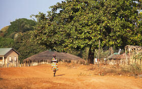 Small village Kartong, The Gambia