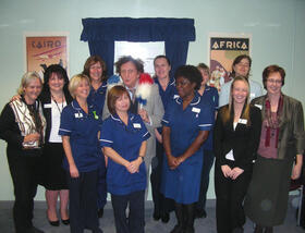 Ken Dodd meets the WTC staff