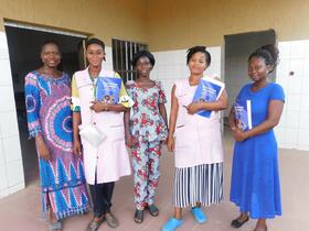 The QI team at Atakpame Regional Hospital