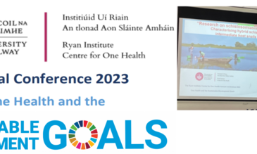 The Ryan Institute is engaged in research and partnerships that contribute towards the Sustainable Development Goals. James LaCourse presenting our student led research which has been supported by HUGS from its inception up to the present day