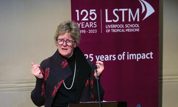 Dame Sally Davies at the Leggate Theatre