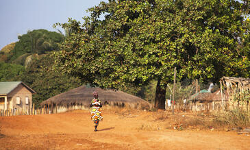Small village Kartong, The Gambia