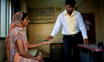 Receiving tablets