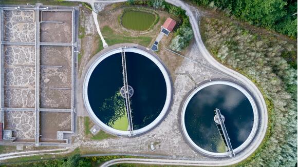 Waste water processing plant