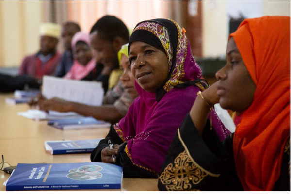 Training session in Tanzania