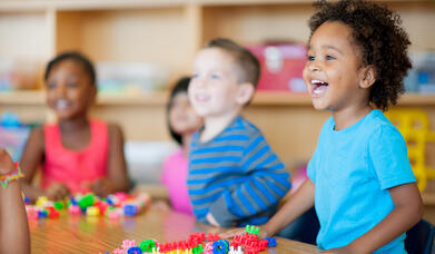 Children at playschool