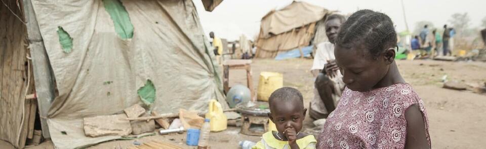 African mother and baby