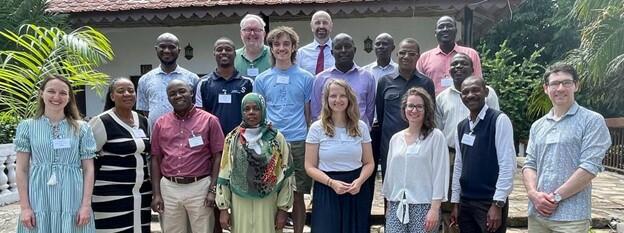 A group photo of delegates assembled for the “Schistosomiasis in Health & Agriculture” workshop 