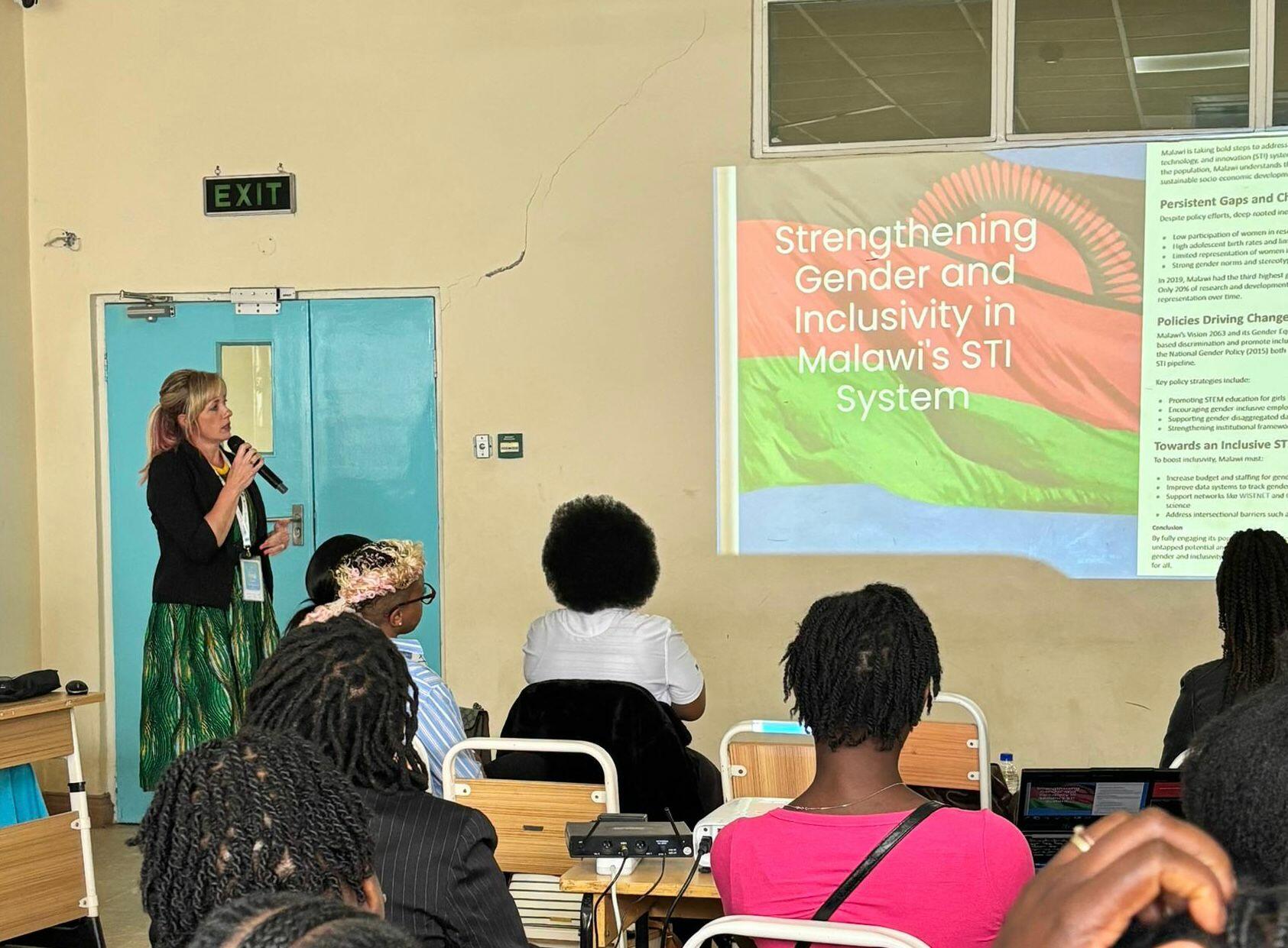 Becky Jones-Phillips at MUBAS Innovation Week