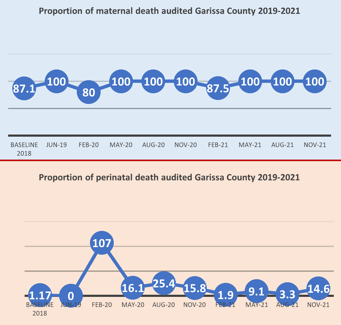 Figure 1: Proportion of maternal and perinatal death audited