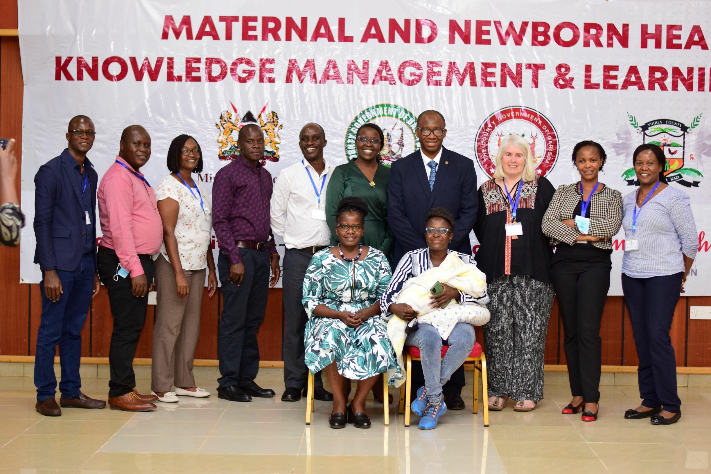 LSTM staff, Kilifi County health team and Sarah