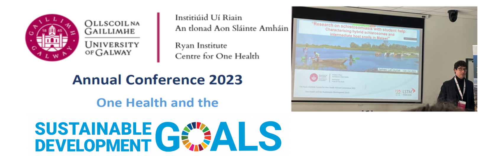 The Ryan Institute is engaged in research and partnerships that contribute towards the Sustainable Development Goals. James LaCourse presenting our student led research which has been supported by HUGS from its inception up to the present day