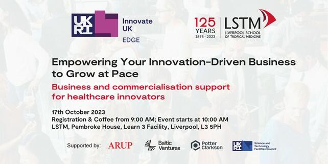 Event poster: Empowering Your Innovation-Driven Business to Grow at Pace