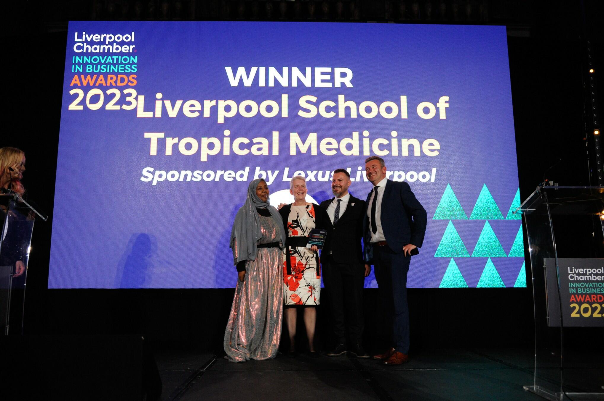 LSTM staff receive Business of the Year Award LSTM staff receive Business of the Year Award