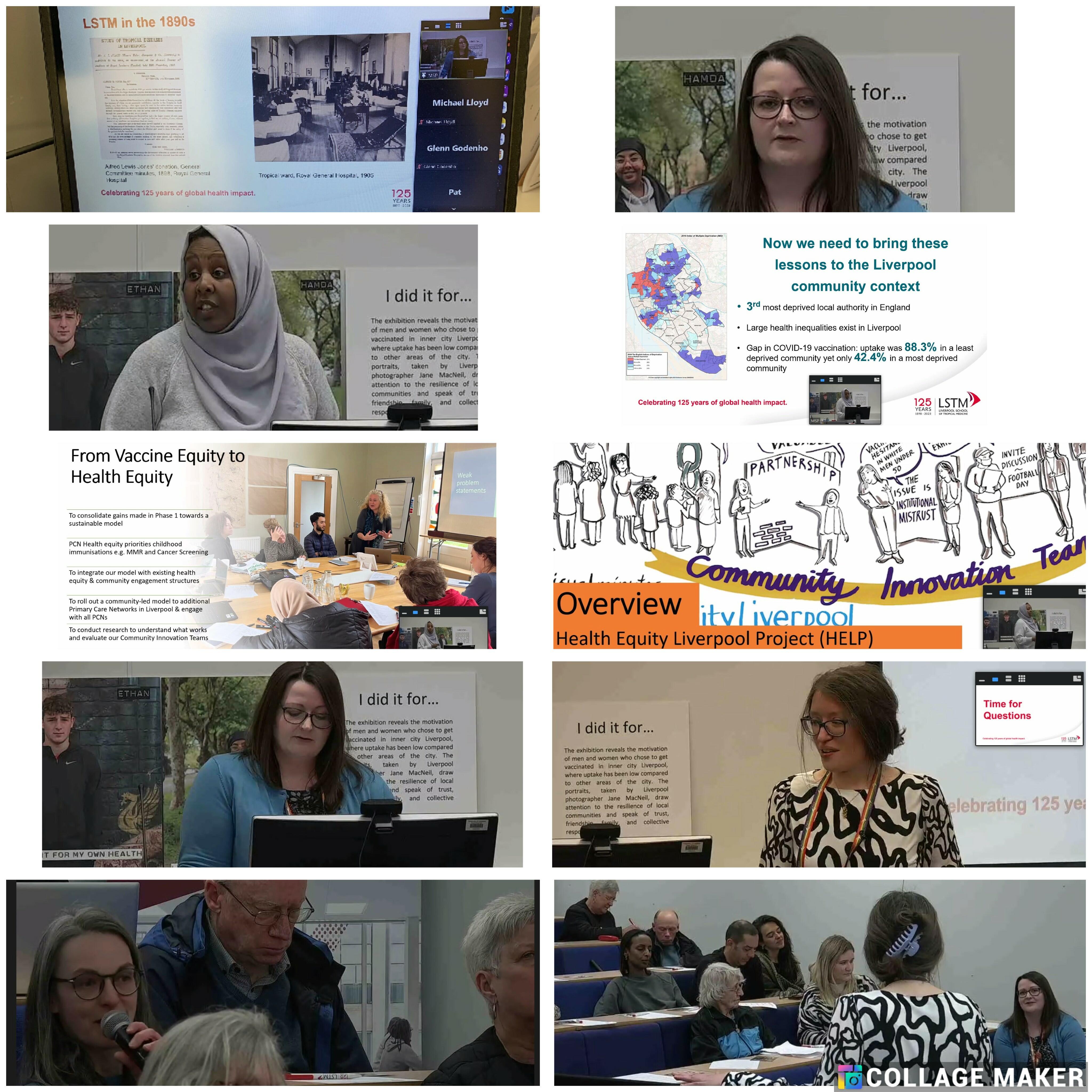 Collage from Mary Kingsley Public Lecture