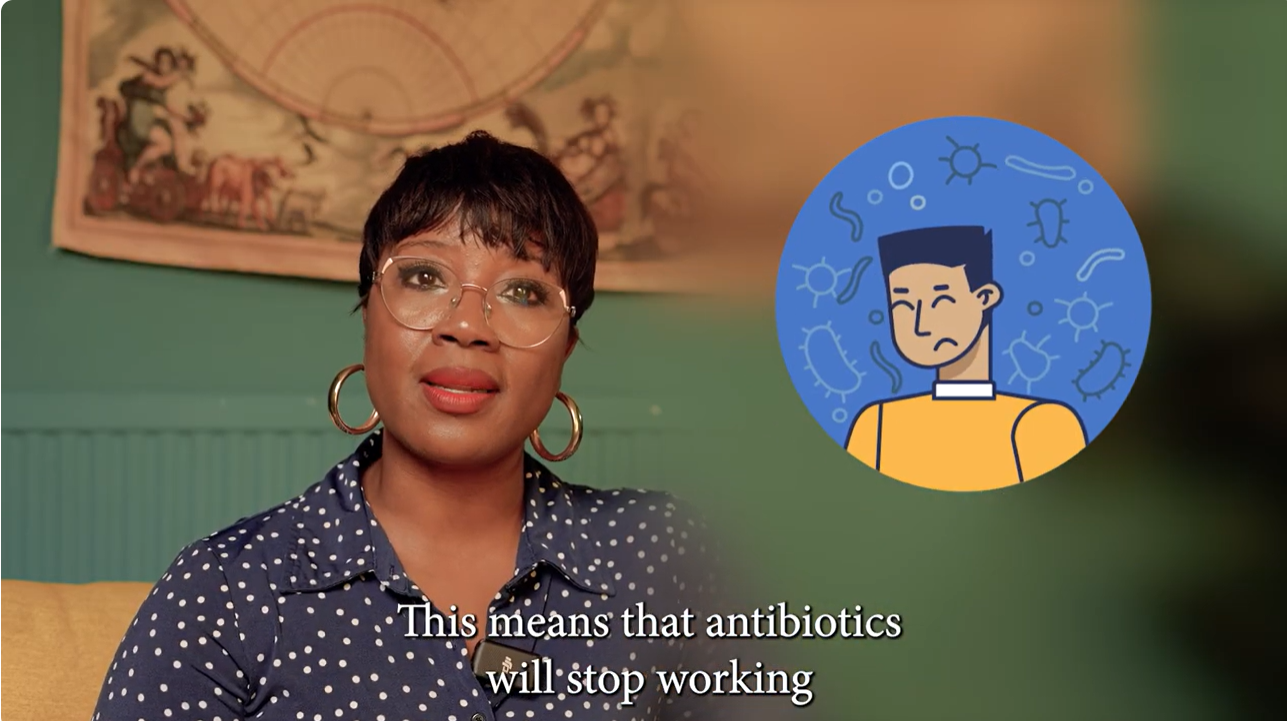 A screengrab from the Stay Healthy Liverpool information film