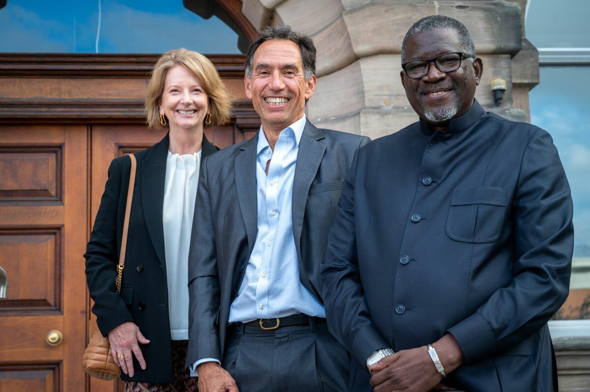 Julia Gillard met with Professor David Lalloo and Elhadj As Sy on her visit to LSTM Julia Gillard with Professor David Lalloo and Professor Elhadj As Sy