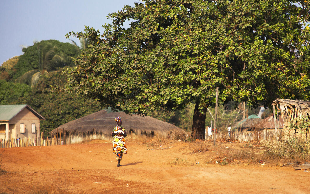 Small village Kartong, The Gambia