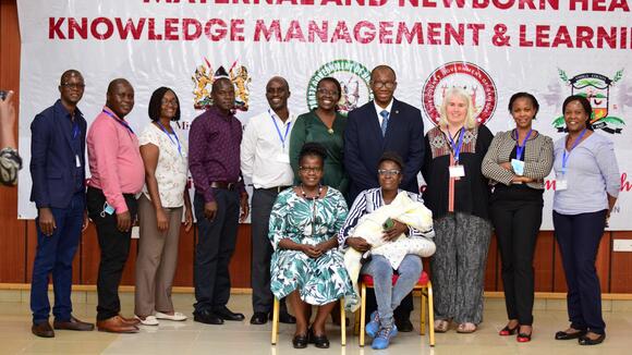 LSTM staff, Kilifi County health team and Sarah