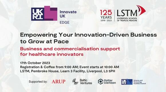 Event poster: Empowering Your Innovation-Driven Business to Grow at Pace