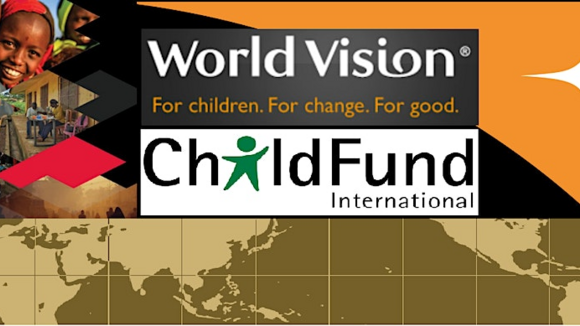 World vision logo ChildFund logo