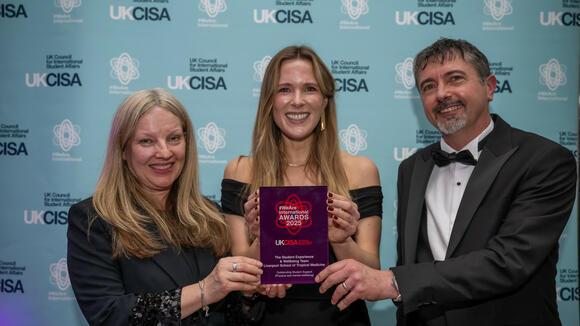 LSTM’s Student Experience and Wellbeing team won the Student Support Award (Physical and Mental Wellbeing) LSTM’s winning Student Experience and Wellbeing team