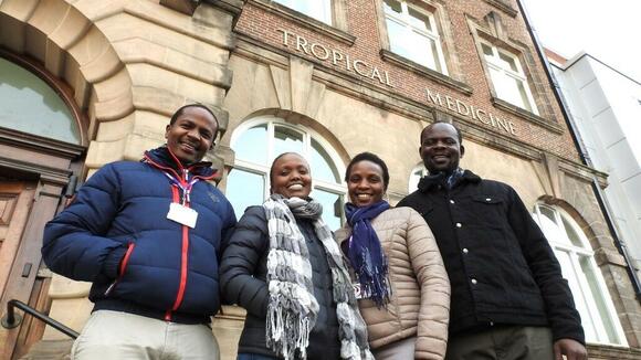 From left to right: Martin Njoroge, Jacqueline Kagima, Irene Ayakaka, Stephen Mulupi