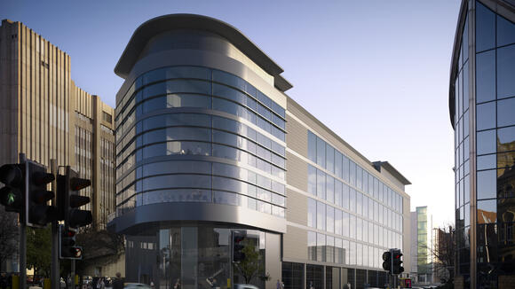 A computer generated image of the Liverpool Life Sciences Accelerator