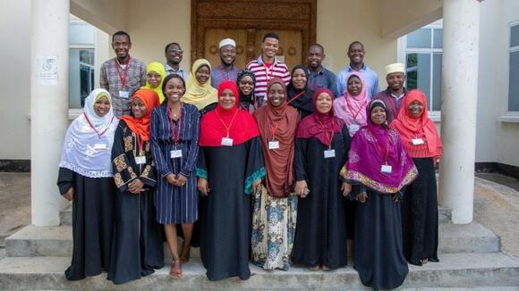 Course participants in Zanzibar