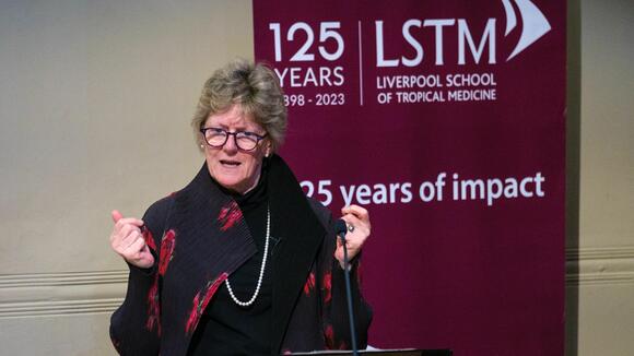 Dame Sally Davies at the Leggate Theatre