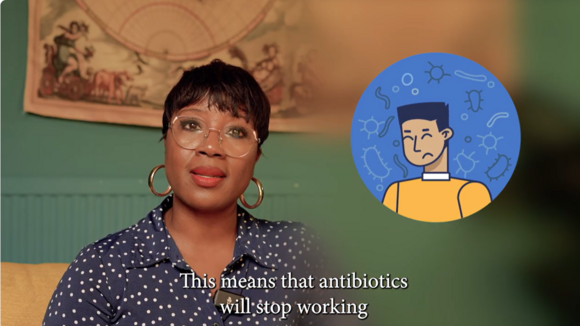 A screengrab from the Stay Healthy Liverpool information film