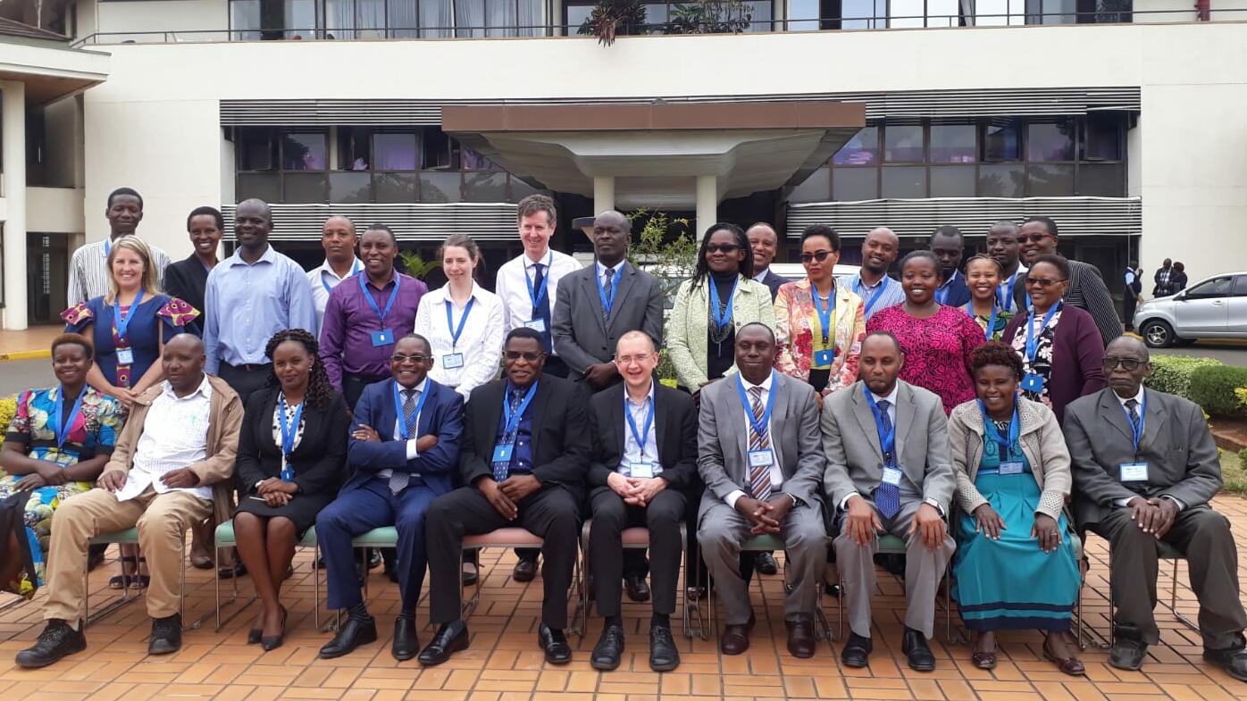 Attendees include: Dr Hellen Meme, Prof Jeremiah Chakaya, Dr Evans Amukoye, Prof Graham Devereux, Prof Sam Kariuki, Ms. Ruth Owuwor, Ms Martina Savio, Dr Charles Nzioka, Dr. Joseph Kibachio, Dr. Victor Kibe, Prof. Yeri Kombe, Mr James Wodera, Mr Stephen Mulupi